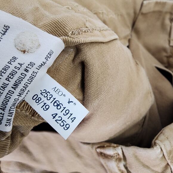 American Eagle Pants Men’s 32x34 Next Level Flex Original Straight Chino Brown - Picture 11 of 11